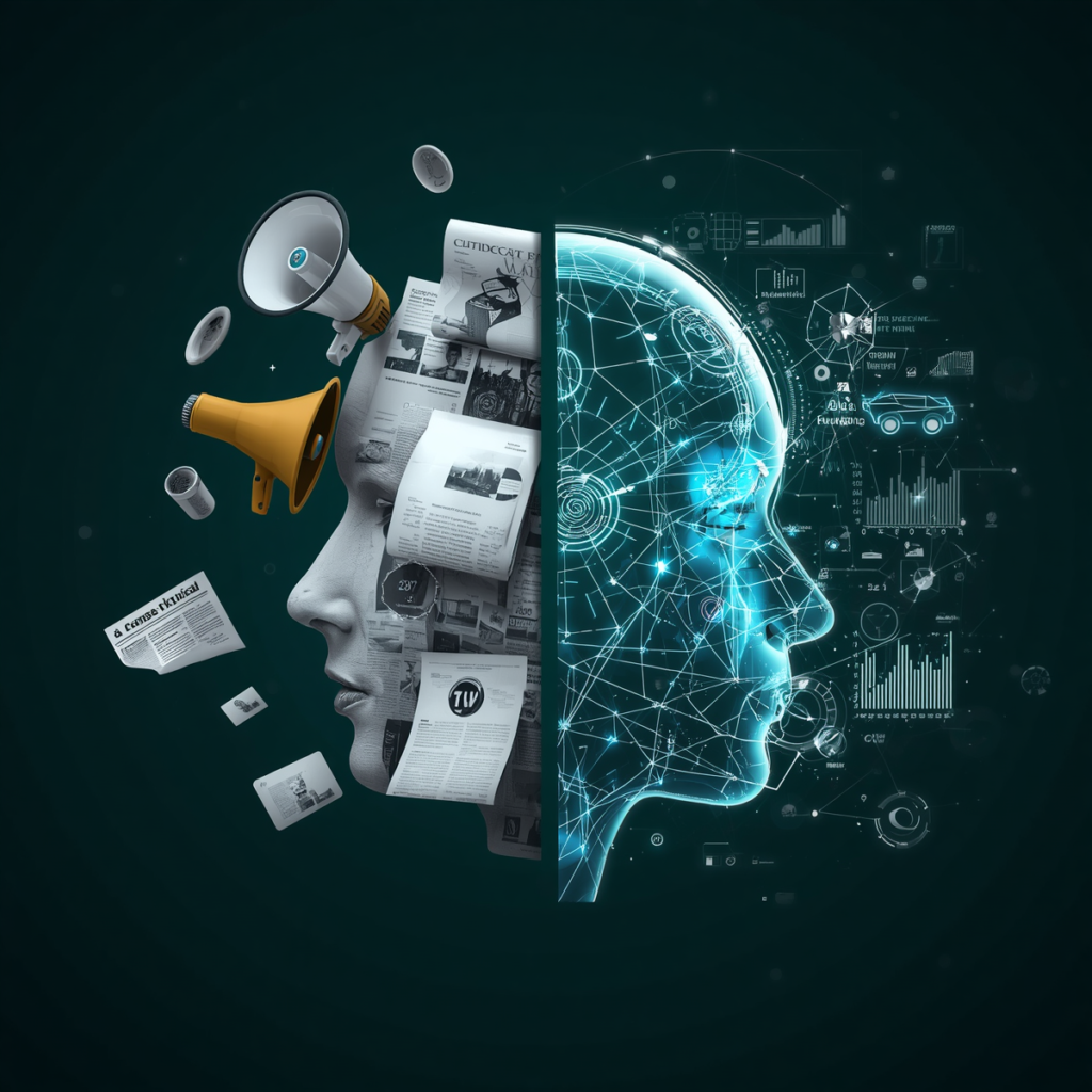 Traditional marketing vs AI Marketing